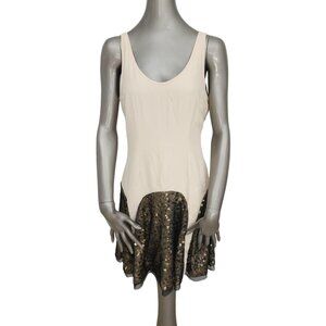 Rag & Bone NWT Farren Sequin Dress Embellished Metallic Medium